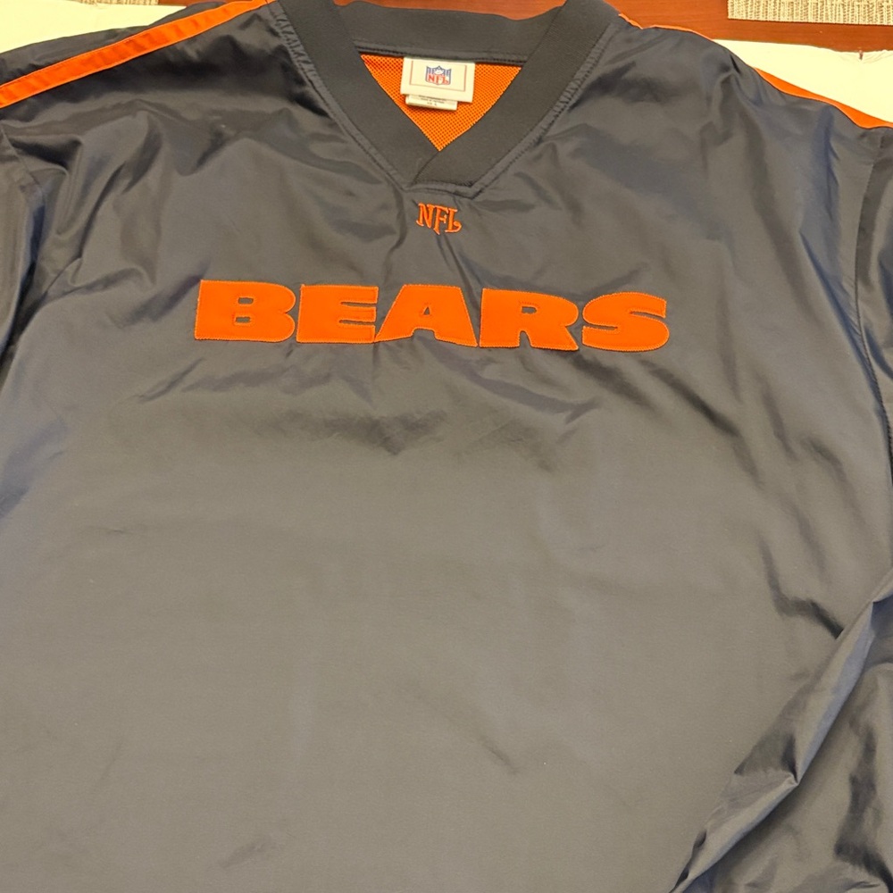 Vintage NFL Bears Gray and Orange Jacket